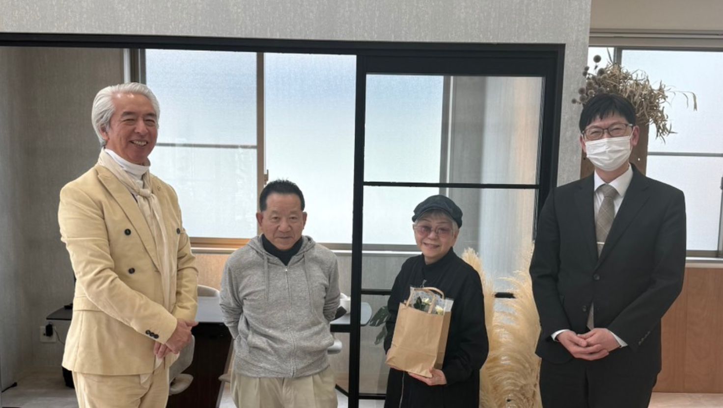 藤田の笑顔の写真